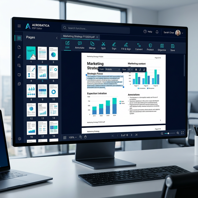 Pacific West Life Secure Online PDF Editor Interface — Dashboard View